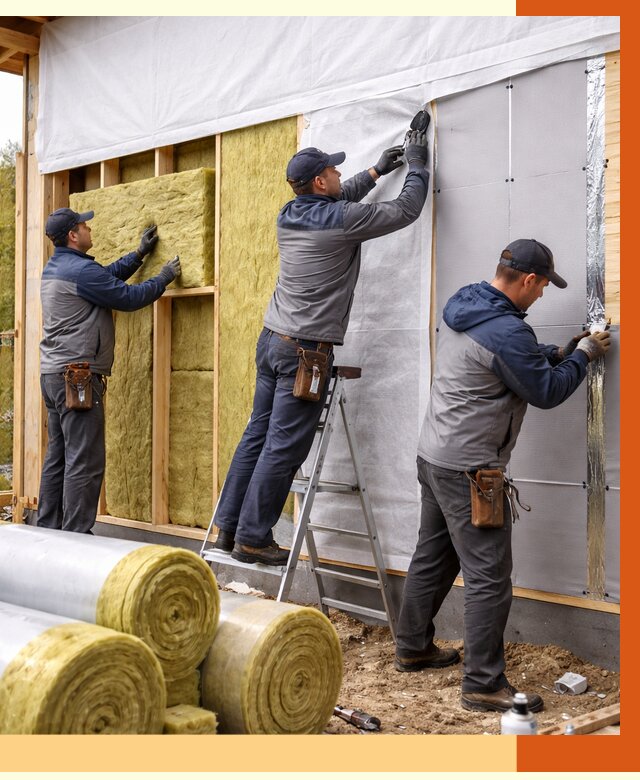 Утепление каркасного дома в Юрге от 4492 руб./м2 — профессионально | ТепломастерЮрг