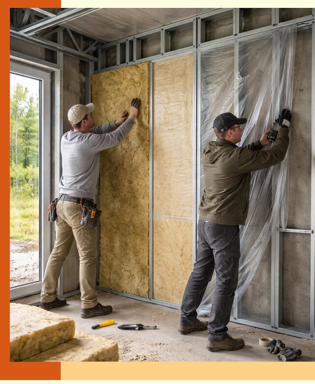 Утепление дома из ЛСТК в Юрге с гарантией качества и эффективности