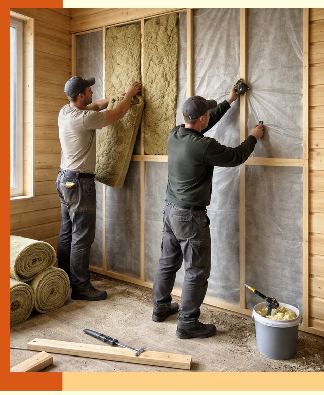 Утепление дома из минибруса в Юрге: комплексные теплоизоляционные работы