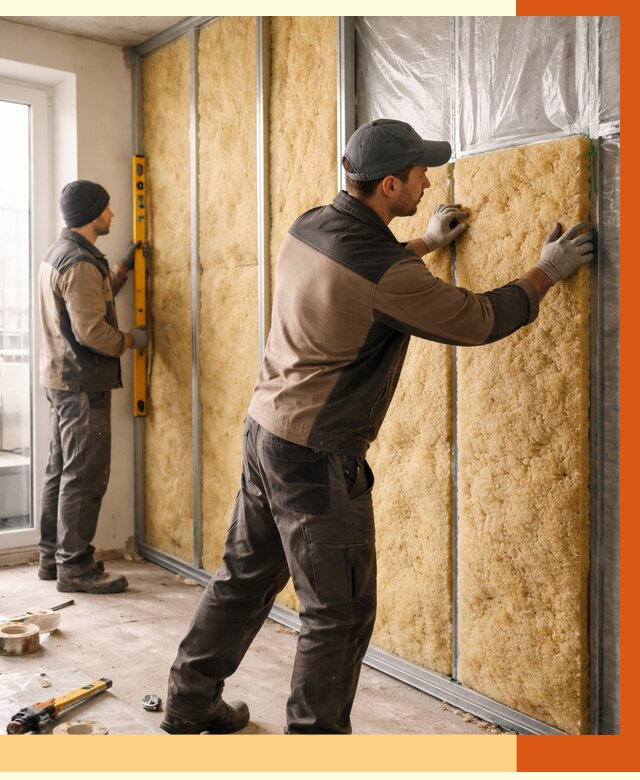 Утепление квартиры изнутри в Юрге от 4653 руб. за м2 | Проф. работы ТепломастерЮрг