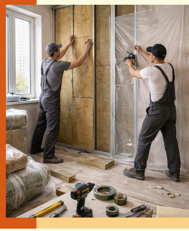 Утепление квартиры изнутри профессионально в Юрге