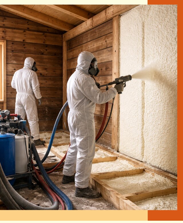 Утепление бани ппу в Юрге под ключ от 4492 руб./м2 | ТепломастерЮрг - напыление и монтаж ппу