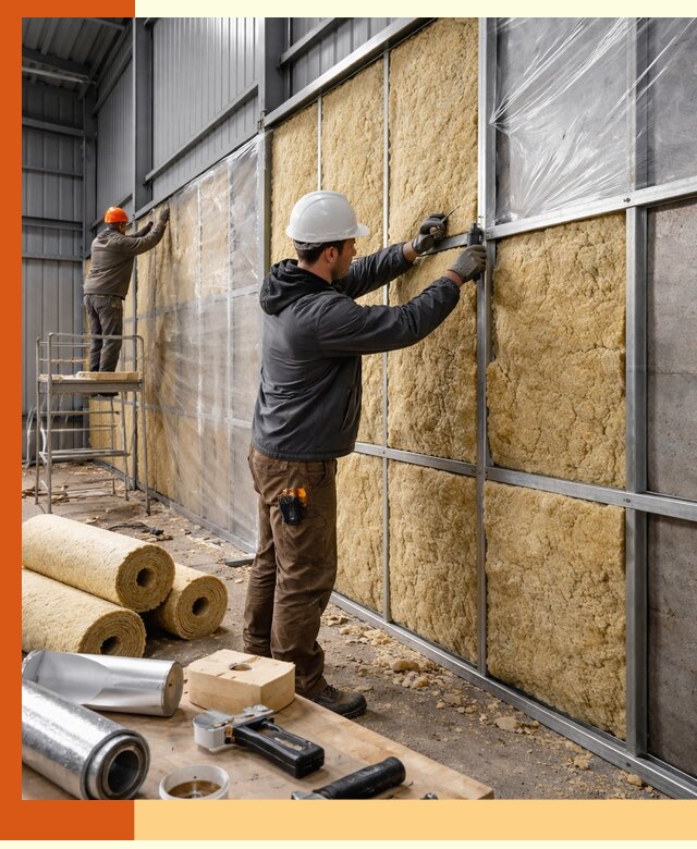 Утепление ангара в Юрге — профессиональная теплоизоляция помещений