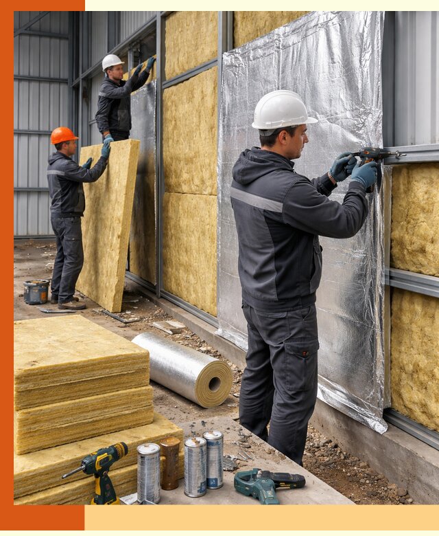 Утепление металлического ангара профессионально в Юрге