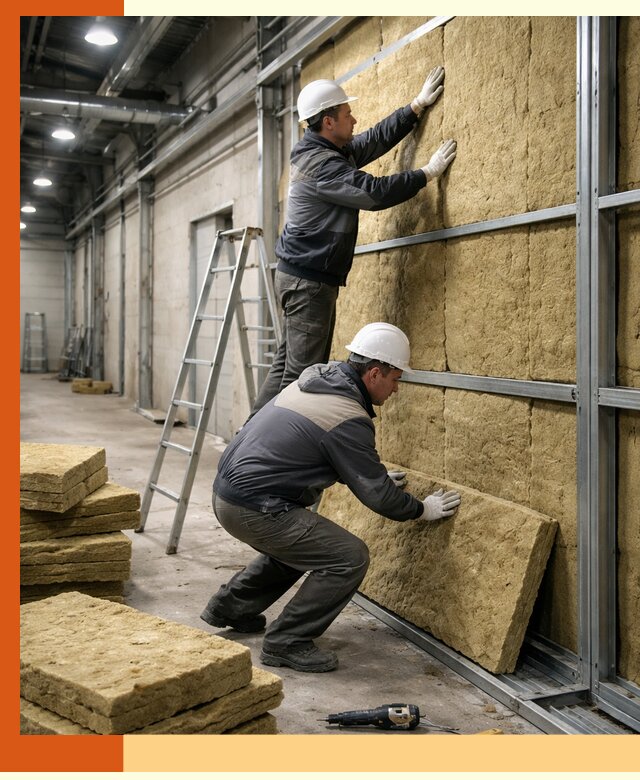 Утепление цеха под ключ в Юрге с гарантией качества