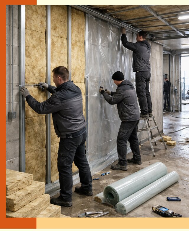 Профессиональное утепление автомойки в Юрге для любого типа помещений