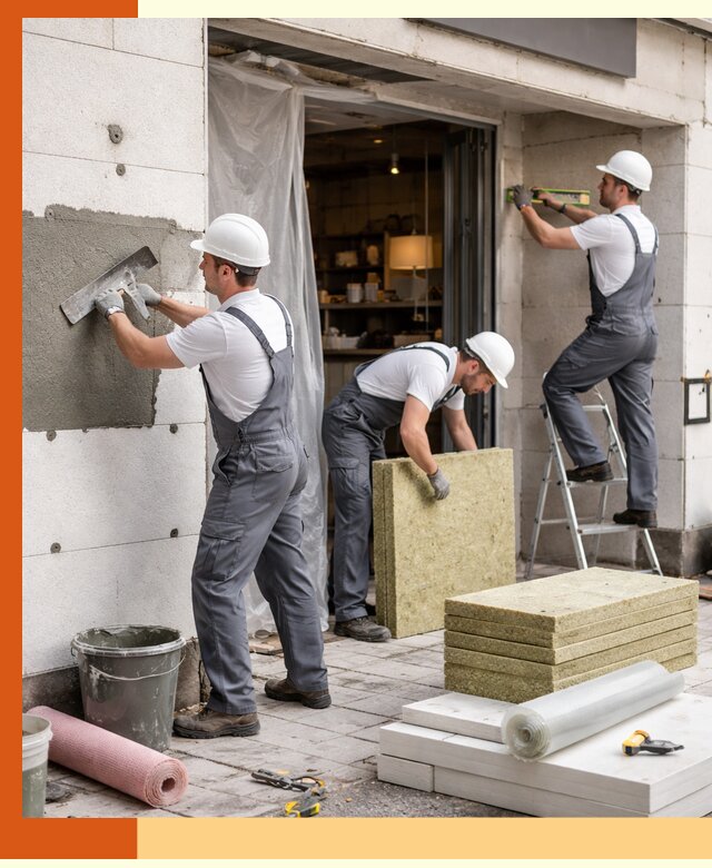 Утепление кафе в Юрге: профессиональная теплоизоляция и монтаж