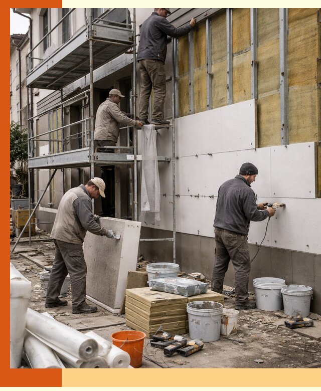 Утепление гостиницы под ключ в Юрге с гарантией качества