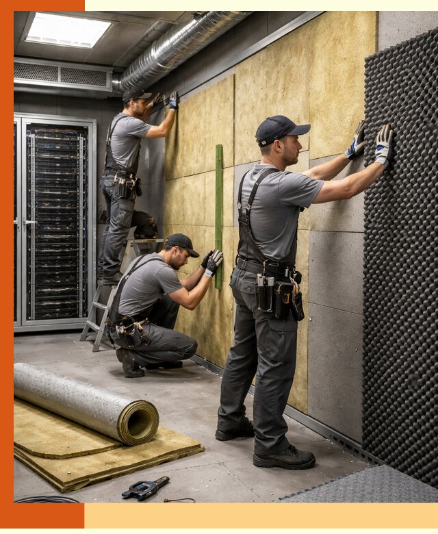 Утепление серверной комнаты профессионально в Юрге