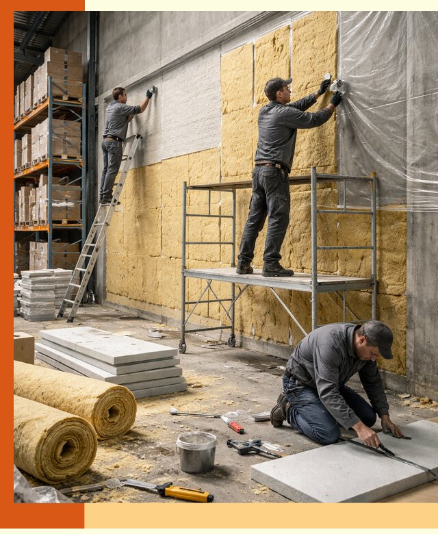 Утепление холодного склада под ключ в Юрге