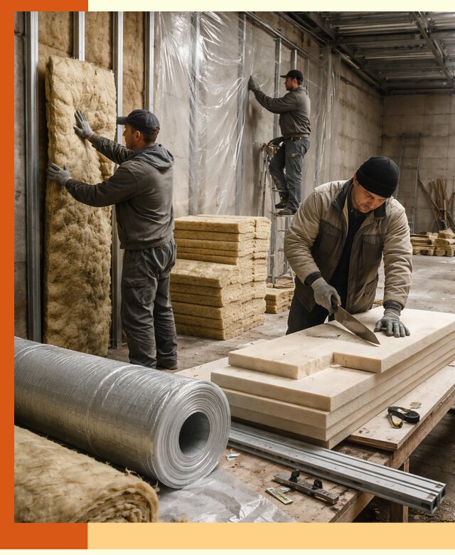 Утепление торгового склада в Юрге с энергоэффективными решениями