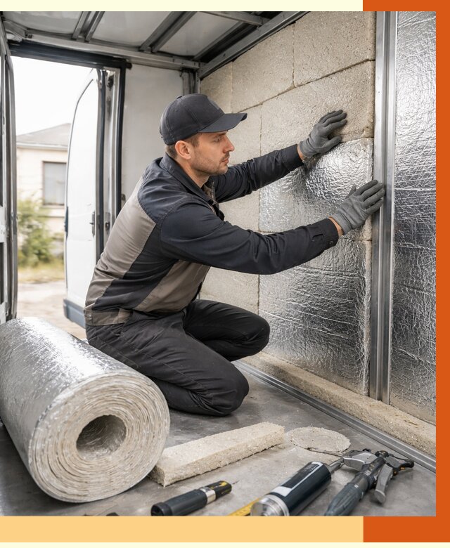 Утепление фургона рефрижератора в Юрге от 13370 руб./м² под ключ | ТепломастерЮрг