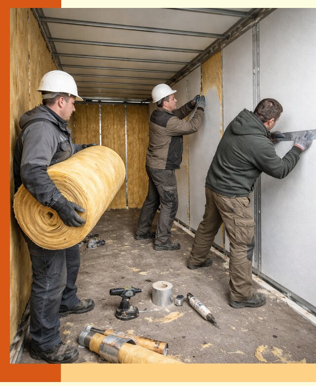 Утепление рефрижераторного контейнера в Юрге профессионально и надежно