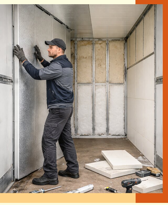 Утепление холодильного кузова в Юрге от 14440 руб. под ключ | ТепломастерЮрг