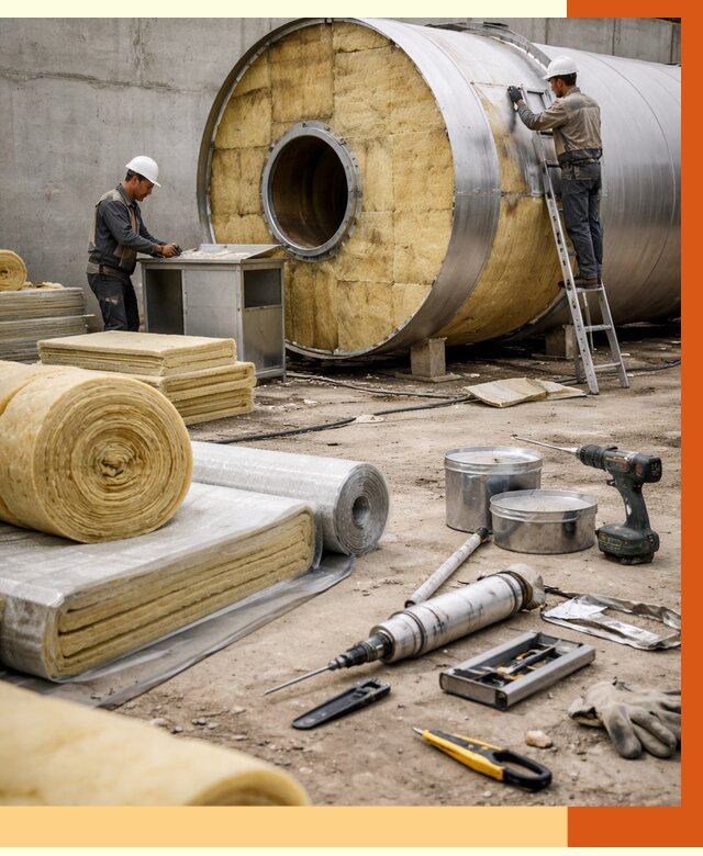 Утепление резервуара с топливом в Юрге от 29414 руб. под ключ | ТепломастерЮрг