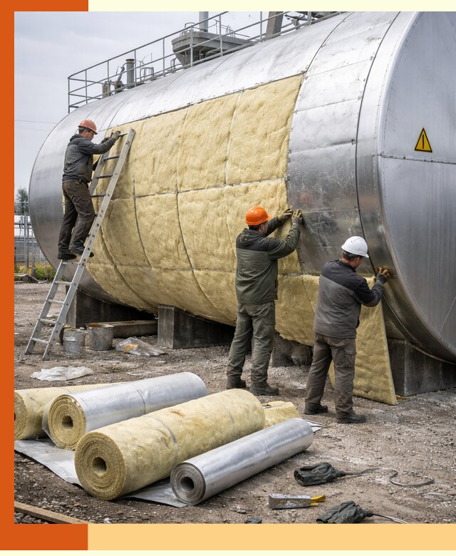 Утепление резервуаров с топливом в Юрге надежно и экономично