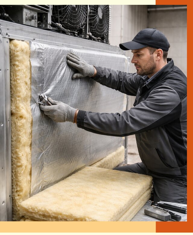 Утепление холодильного агрегата в Юрге от 9092 руб. под ключ | ТепломастерЮрг