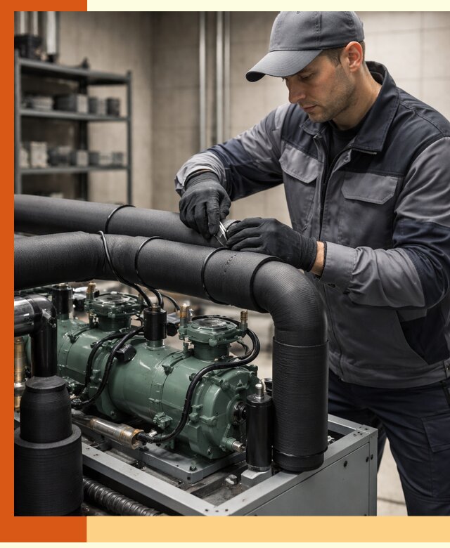 Утепление холодильного агрегата и теплоизоляция в Юрге