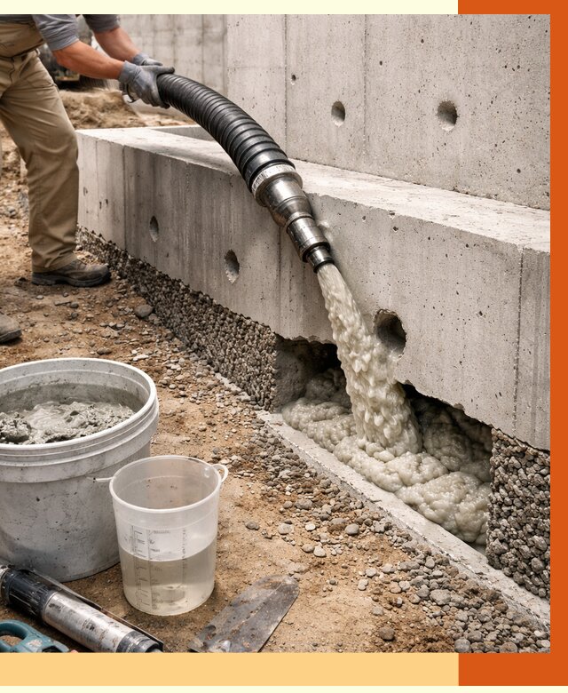 Заполнение полостей фундамента в Юрге от 7273 руб. под ключ | ТепломастерЮрг