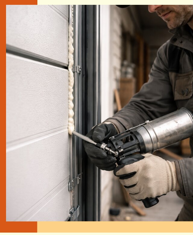 Заполнение пустот ворот в Юрге профессионально и герметично