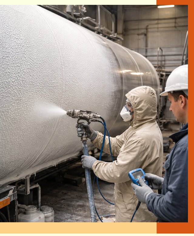 Утепление автоцистерны жидкой теплоизоляцией в Юрге от 15509 руб. под ключ | ТепломастерЮрг