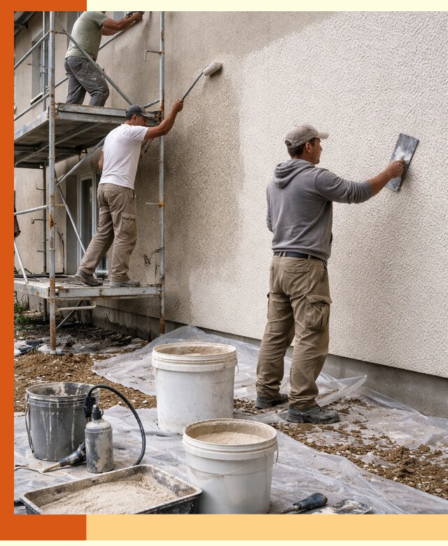 Утепление фасада жидкой пробкой в Юрге