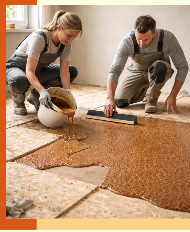 Утепление пола жидкой пробкой в Юрге для квартир и домов