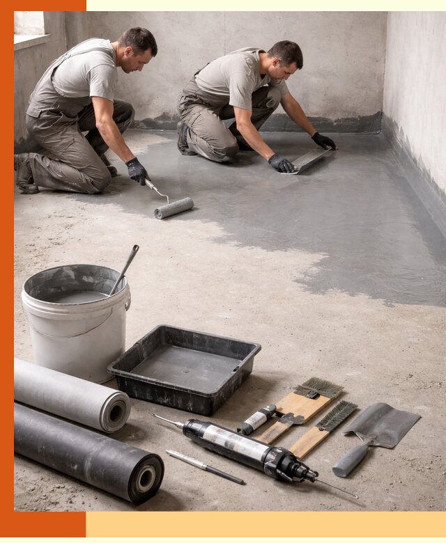 Гидроизоляция пола в Юрге — надежная защита от влаги и протечек