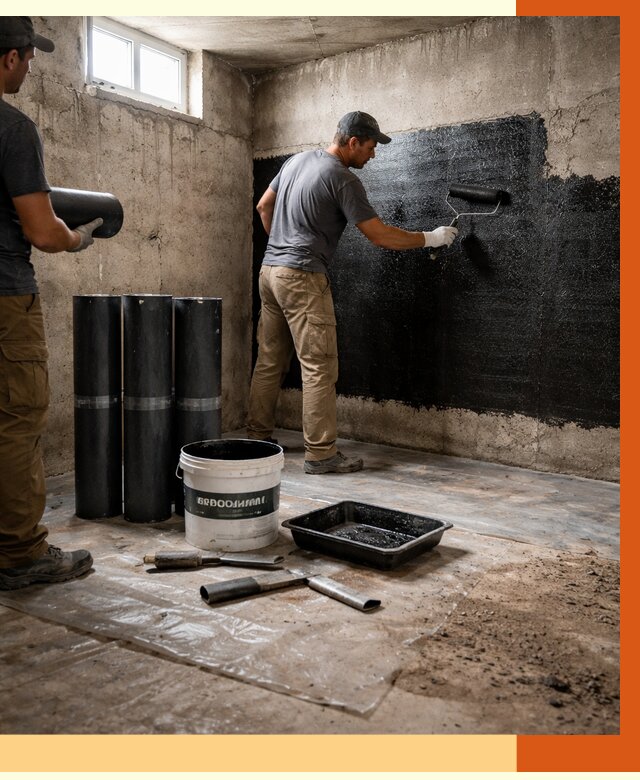 Гидроизоляция подвала в Юрге от 3744 руб. под ключ | Профессионально — ТепломастерЮрг