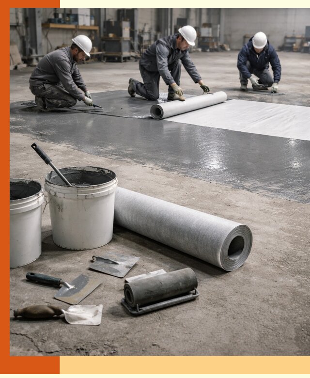 Гидроизоляция промышленного пола в Юрге — защита и долговечность