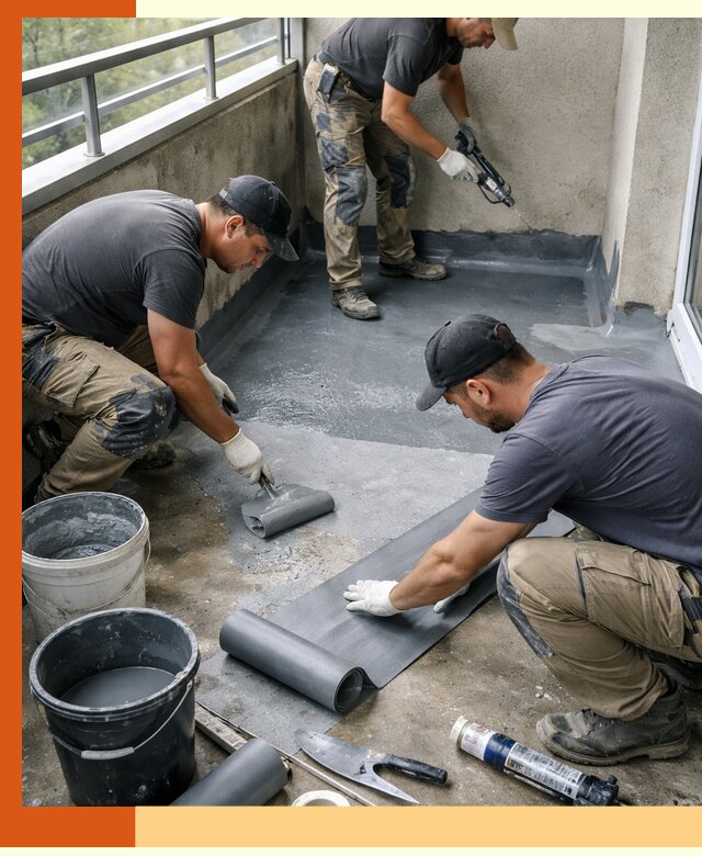 Гидроизоляция балкона в Юрге: надежная защита от протечек