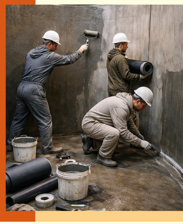 Гидроизоляция резервуара профессионально в Юрге