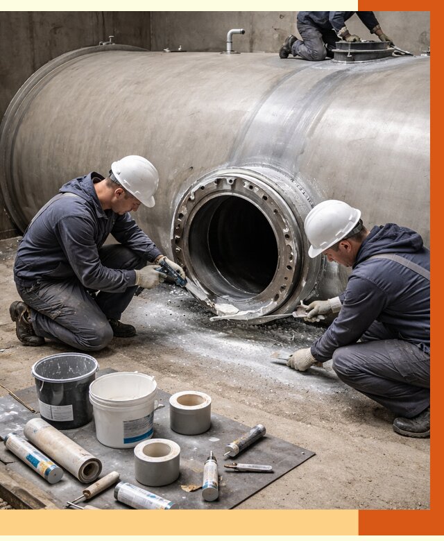 Гидроизоляция резервуара с топливом в Юрге от 80220 руб. под ключ | ТепломастерЮрг