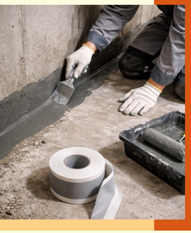 Гидроизоляция швов и герметизация стыков в Юрге от 1337 руб. | ТепломастерЮрг