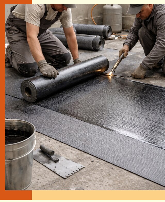 Монтаж гидроизоляционной мембраны в Юрге для зданий и конструкций
