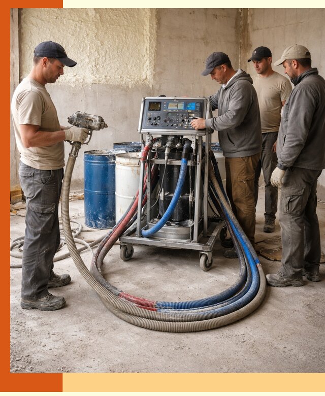 Аренда установки для напыления ППУ в Юрге на выгодных условиях